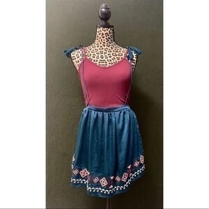 Teal Blue Exhilaration Skirt